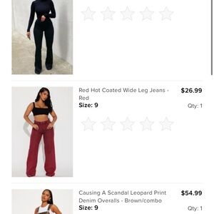 Fashion Nova Black Flare Pants